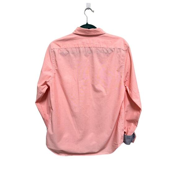 Nautical Coral Denim Shirt size Medium Slim Fit - Picture 6 of 6